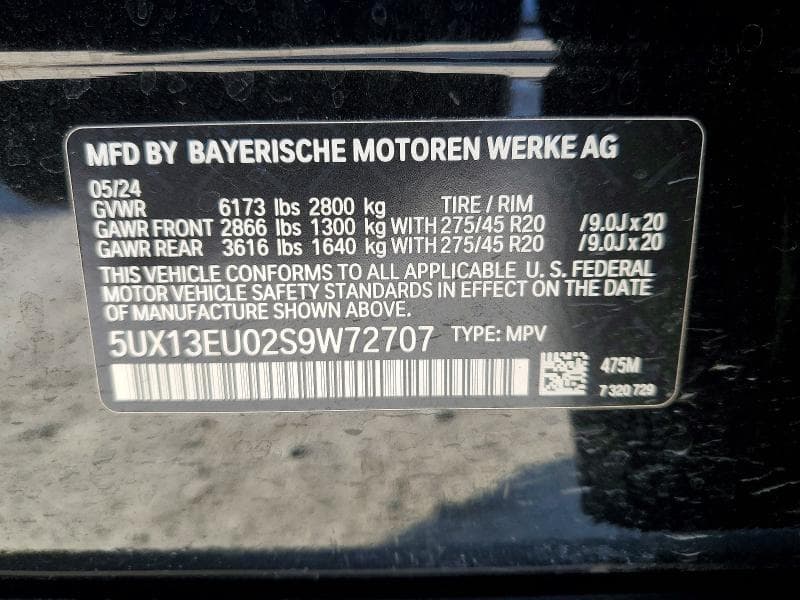 2025 BMW X5 SDRIVE 40I 13