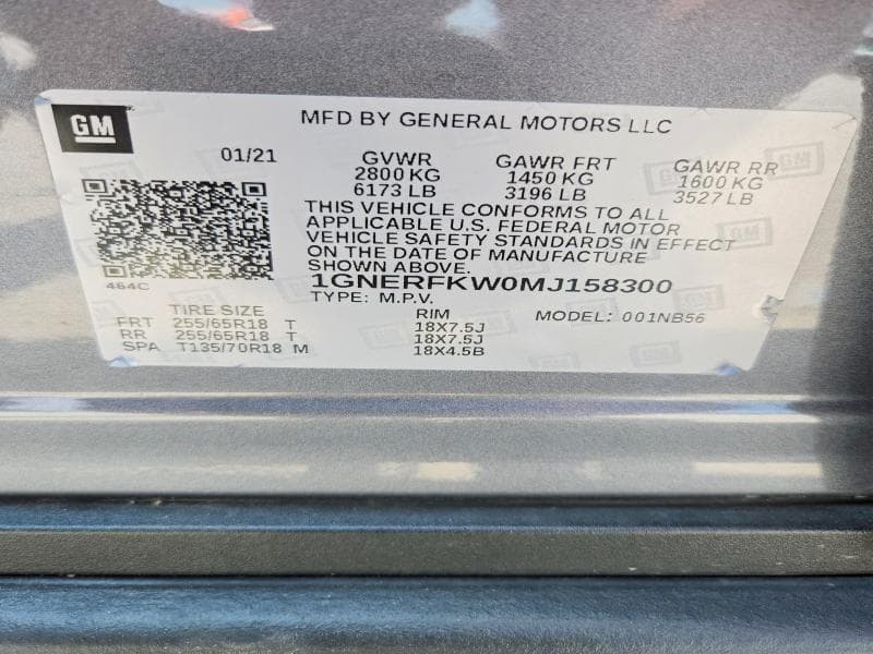 2021 CHEVROLET TRAVERSE LS 13