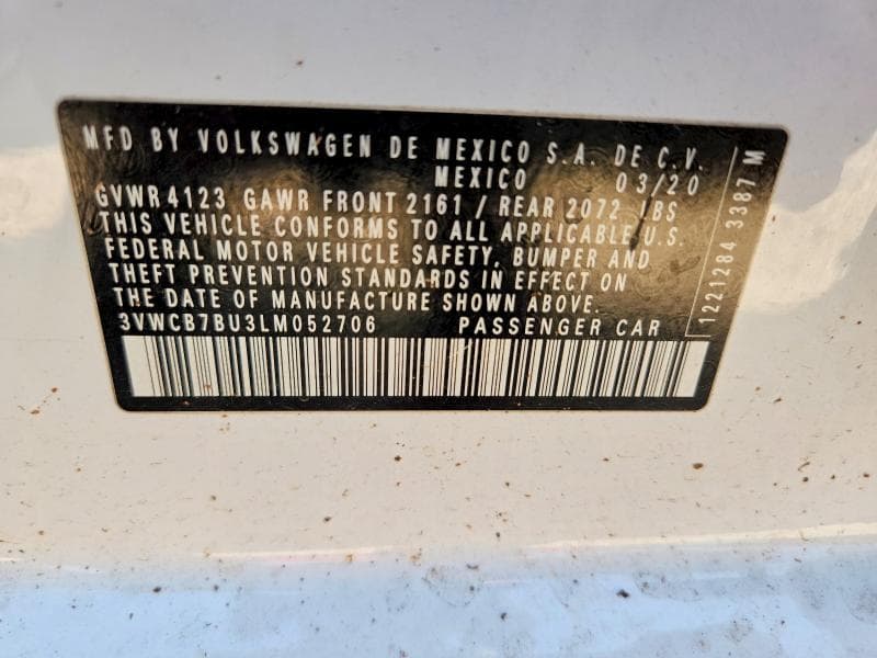 2020 VOLKSWAGEN JETTA S 13