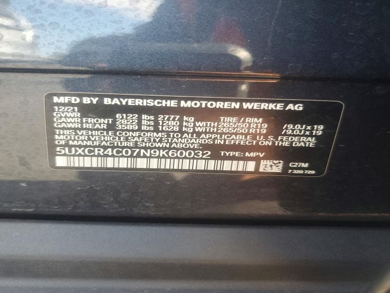 2022 BMW X5 SDRIVE 40I 14