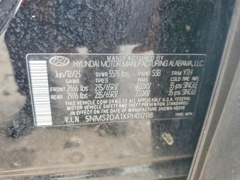 2023 HYUNDAI SANTA FE BLUE 13