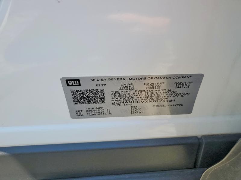 2022 CHEVROLET EQUINOX LS 12