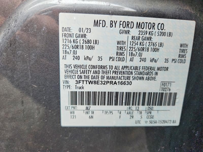 2023 FORD MAVERICK XL 12