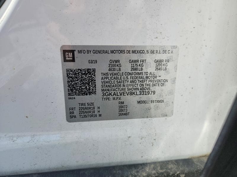 2019 GMC TERRAIN SLT 13