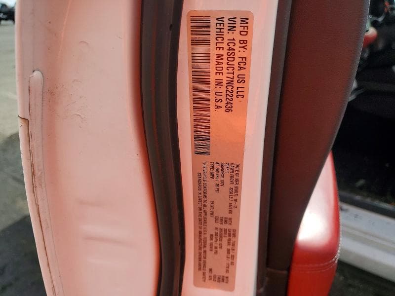 2022 DODGE DURANGO R/T 13