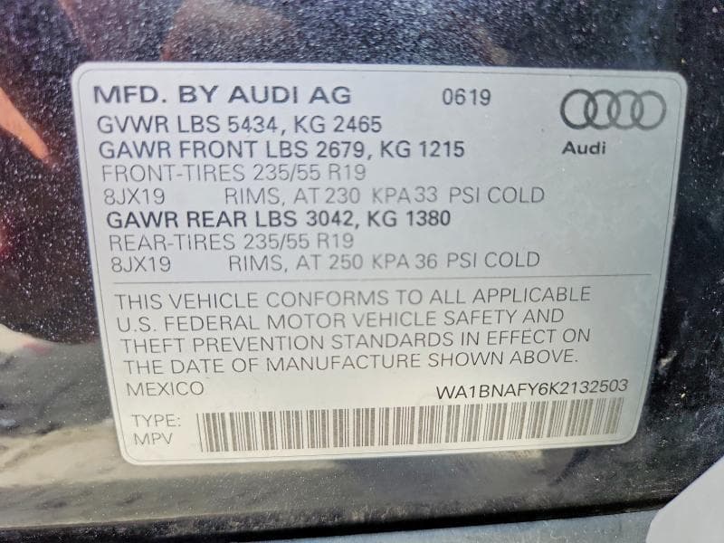 2019 AUDI Q5 PREMIUM PLUS 13