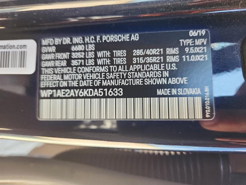 2019 PORSCHE CAYENNE SE HYBRID 13