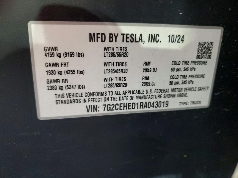 2024 TESLA CYBERTRUCK 12