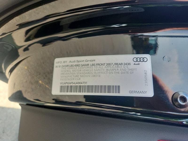 2018 AUDI RS5 12