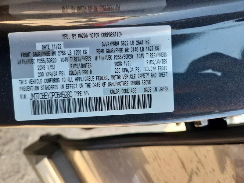 2023 MAZDA CX-9 SIGNATURE 14