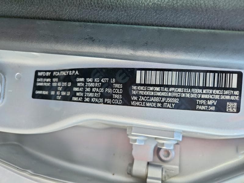 2018 JEEP RENEGADE LATITUDE 13