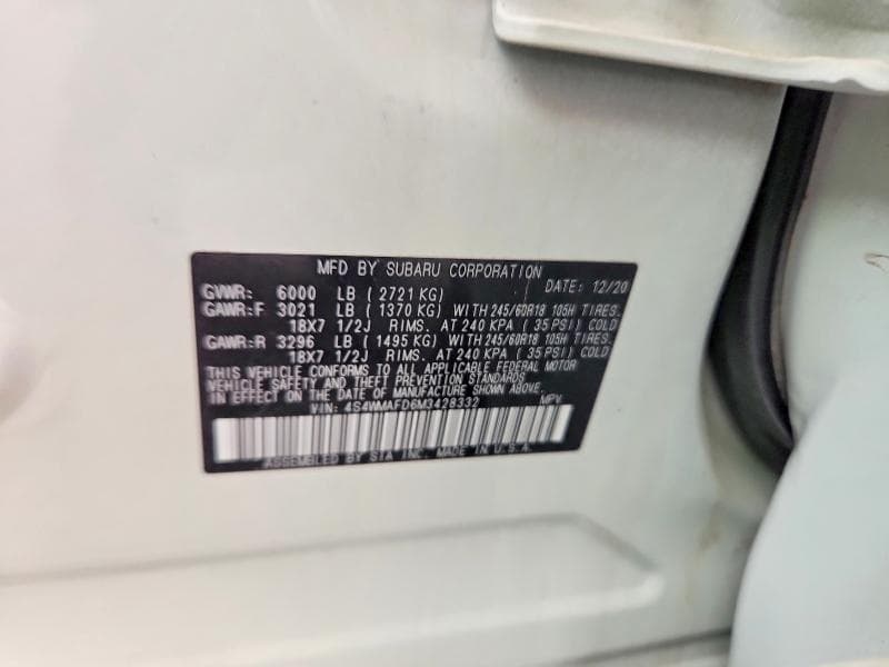 2021 SUBARU ASCENT PREMIUM 13