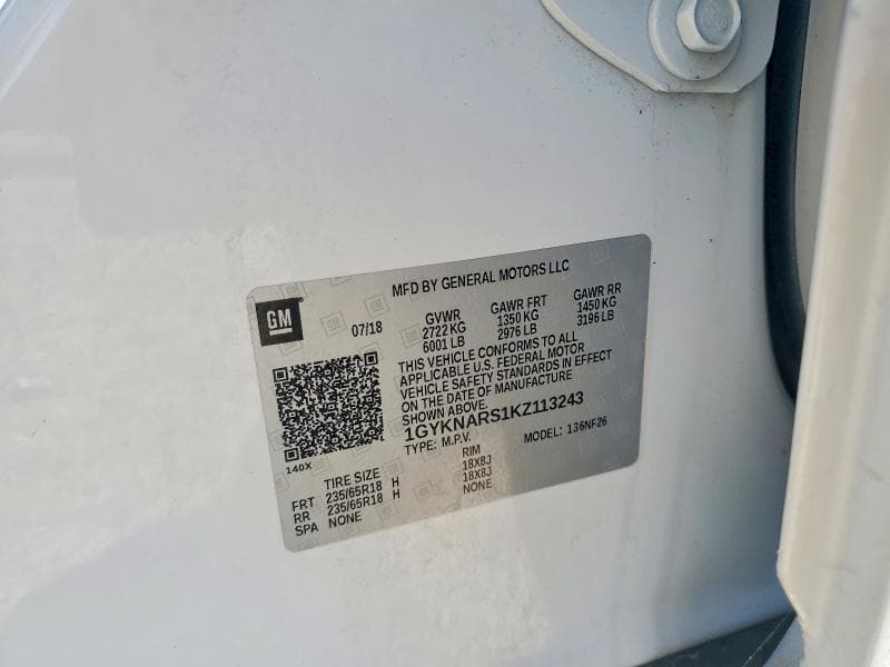 2019 CADILLAC XT5 13