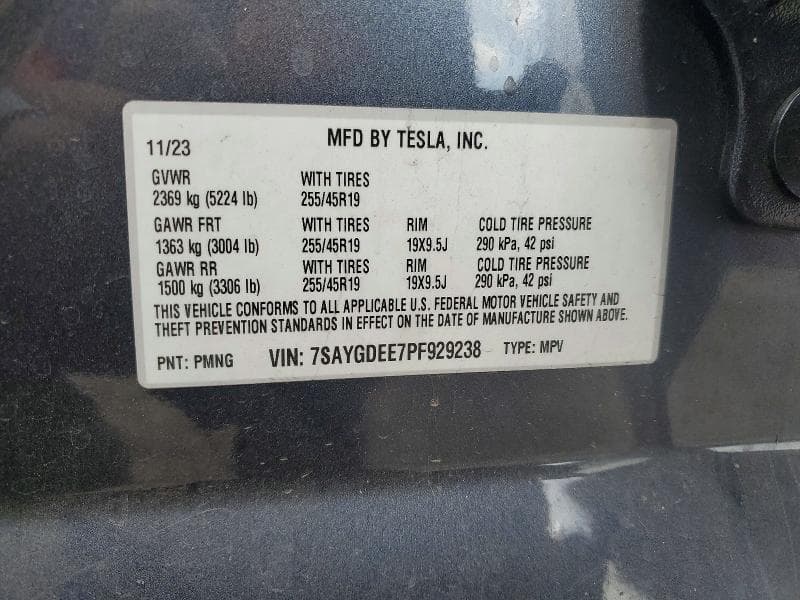 2023 TESLA MODEL Y 13