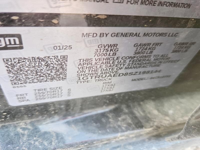 2025 GMC SIERRA K1500 12