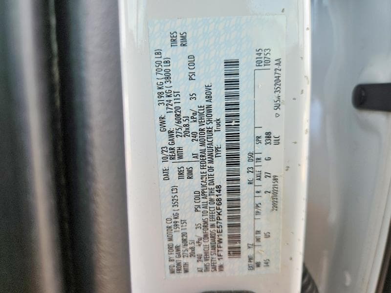 2023 FORD F150 SUPERCREW 13