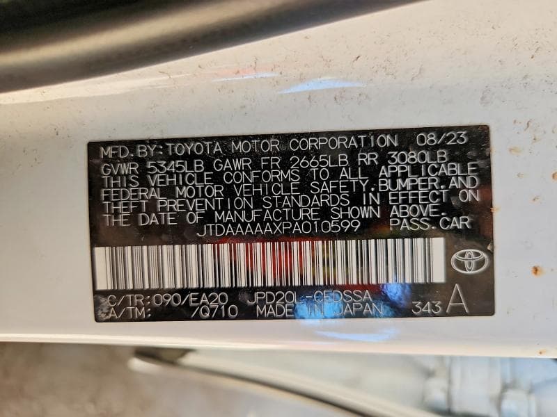 2023 TOYOTA MIRAI XLE 12