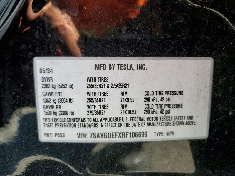 2024 TESLA MODEL Y 12