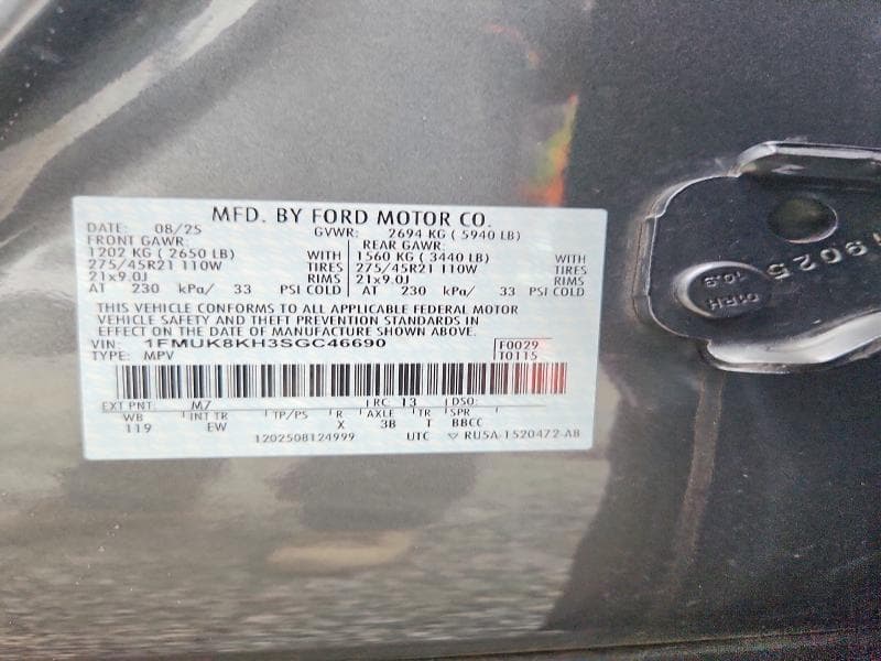 2025 FORD EXPLORER ST-LINE 13