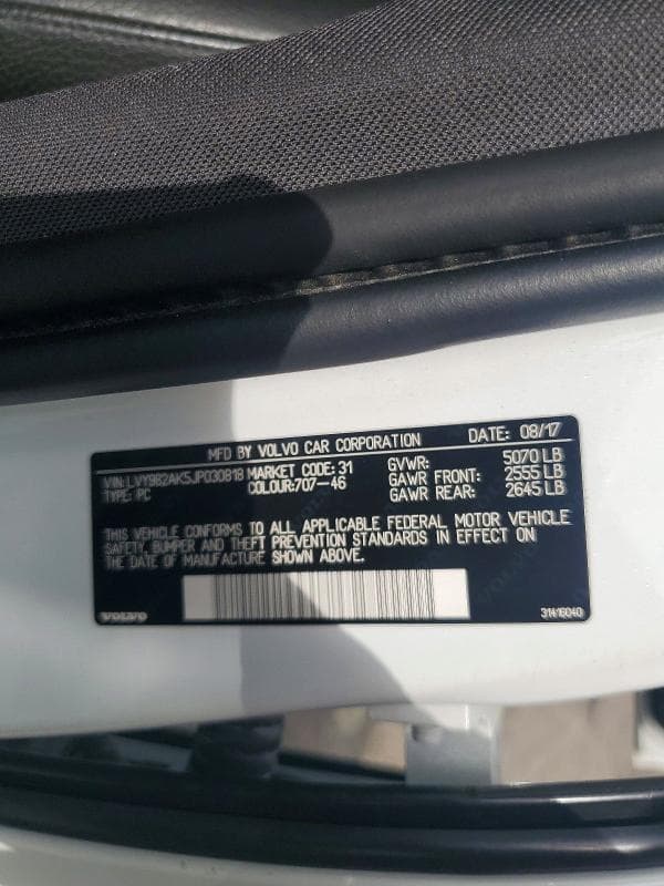 2018 VOLVO S90 T5 MOMENTUM 12