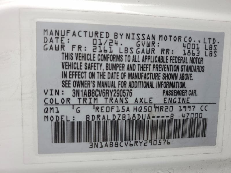 2024 NISSAN SENTRA SV 13