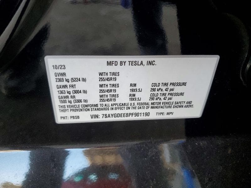 2023 TESLA MODEL Y 13