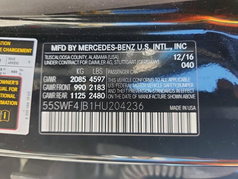 2017 MERCEDES-BENZ C 300 13