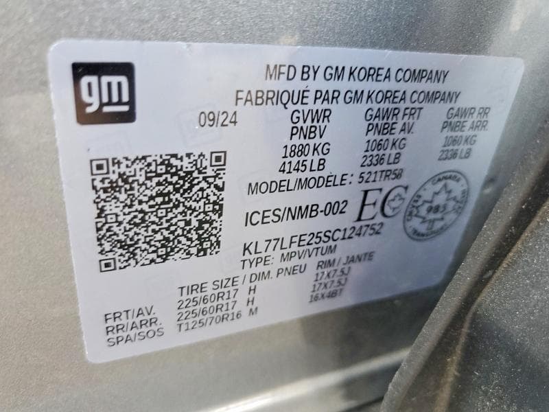 2025 CHEVROLET TRAX LS 12