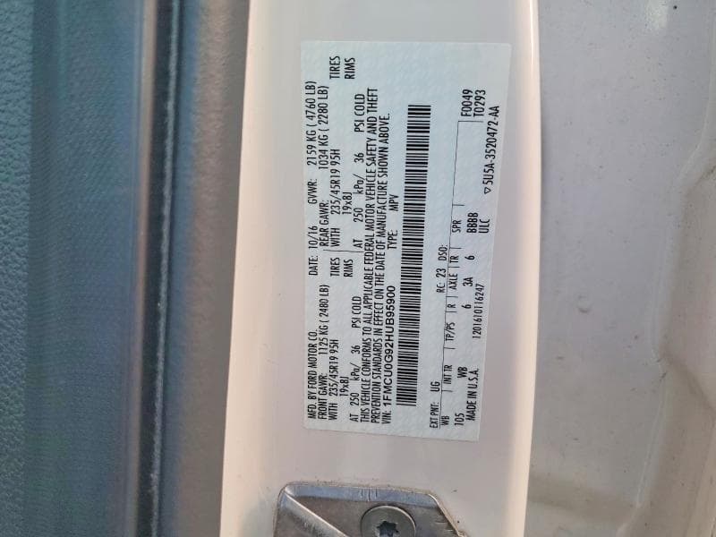 2017 FORD ESCAPE SE 12