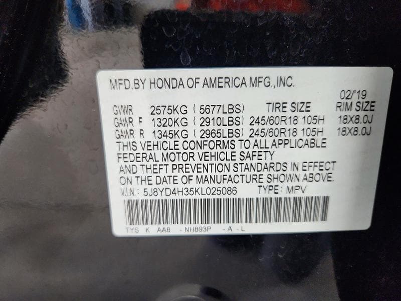 2019 ACURA MDX 14