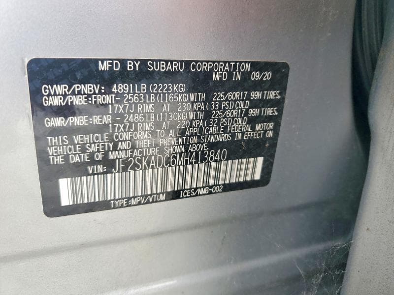 2021 SUBARU FORESTER 13