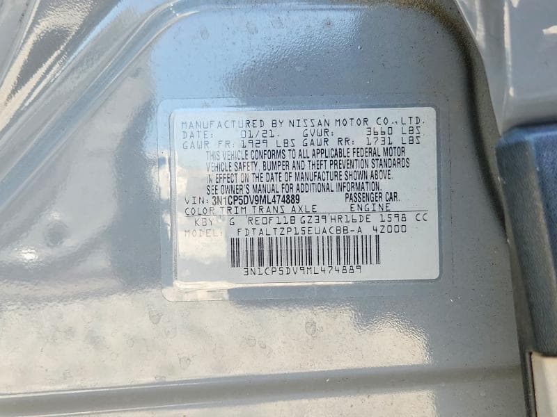2021 NISSAN KICKS SR 13