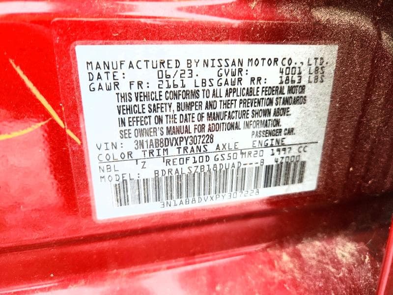 2023 NISSAN SENTRA SR 12