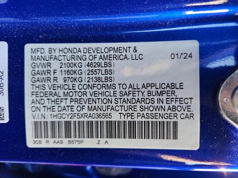 2024 HONDA ACCORD HYBRID SPORT 13