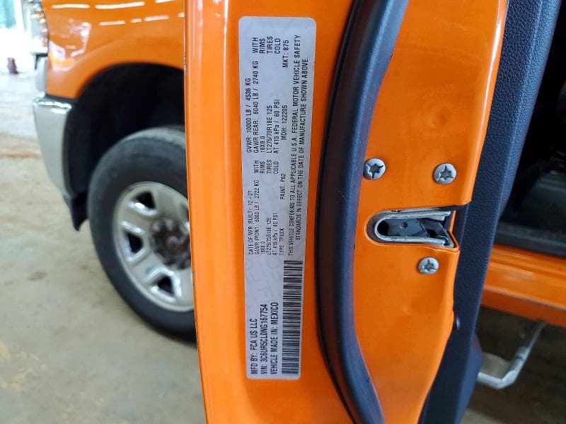 2022 RAM 2500 TRADESMAN 12