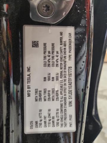 2026 TESLA MODEL 3 12