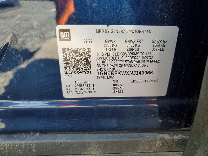 2022 CHEVROLET TRAVERSE LS 13