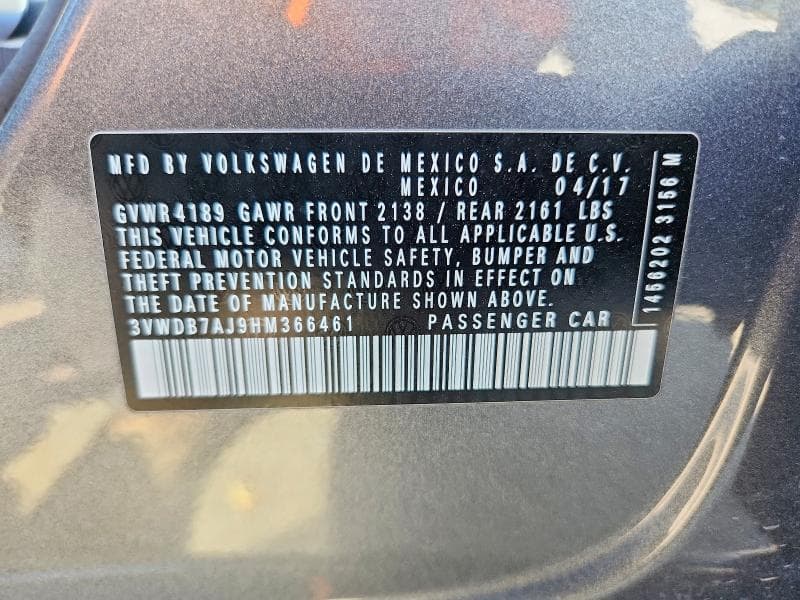 2017 VOLKSWAGEN JETTA SE 12