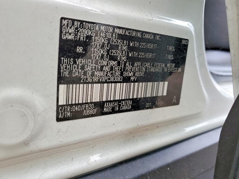 2023 TOYOTA RAV4 LE 13