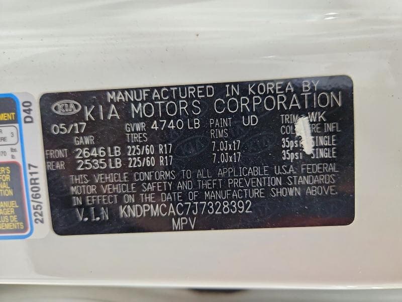 2018 KIA SPORTAGE LX 13
