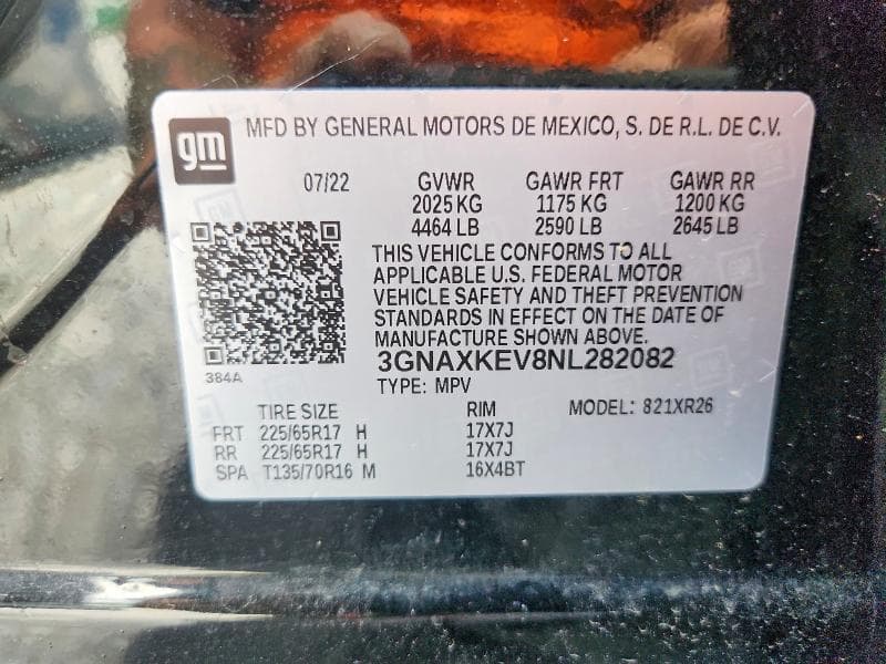 2022 CHEVROLET EQUINOX LT 13