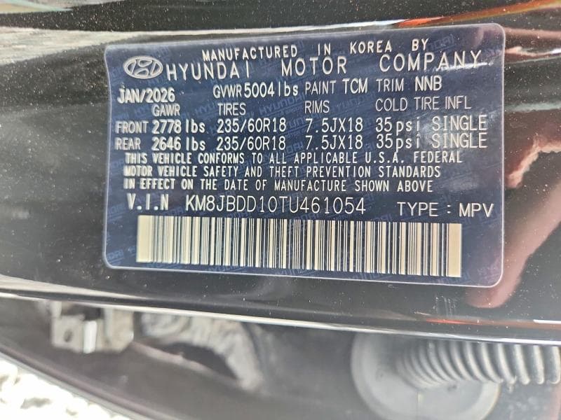 2026 HYUNDAI TUCSON SEL 13