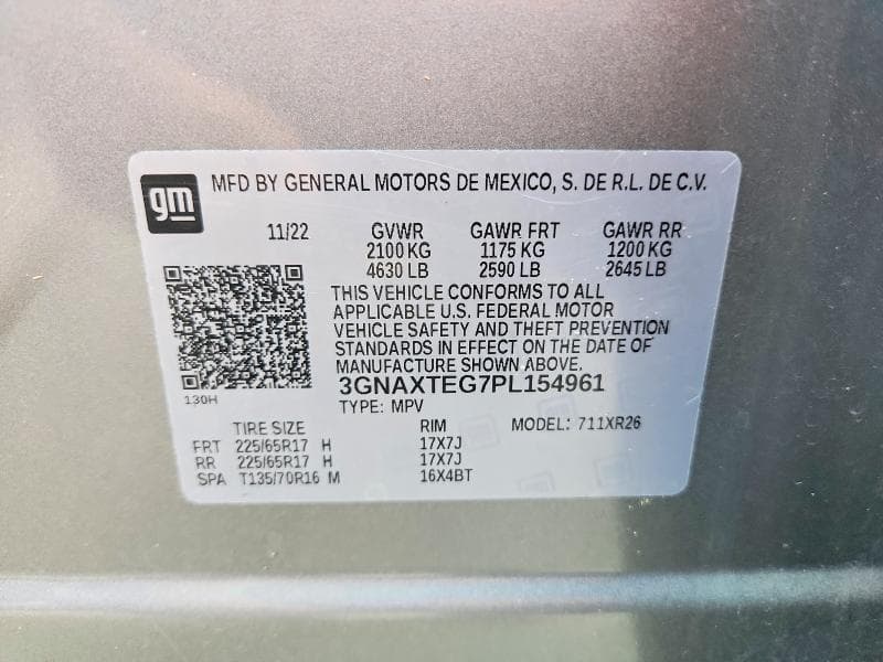 2023 CHEVROLET EQUINOX LT 13