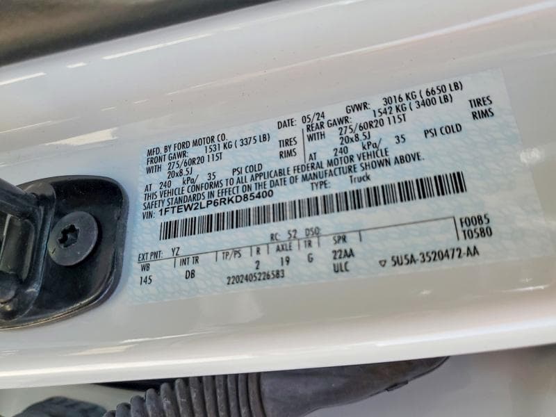 2024 FORD F150 STX 12