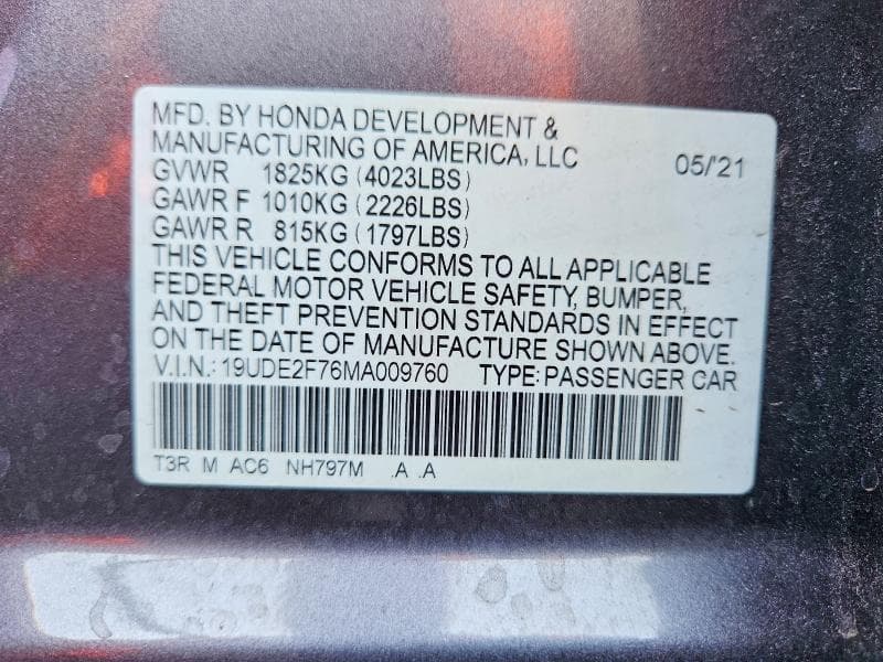 2021 ACURA ILX PREMIUM 13