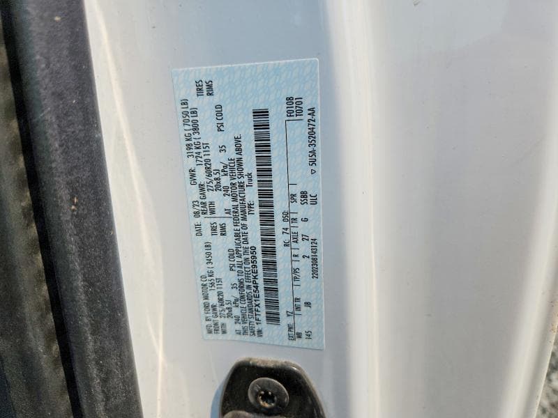 2023 FORD F150 SUPER CAB SUPER CAB 12