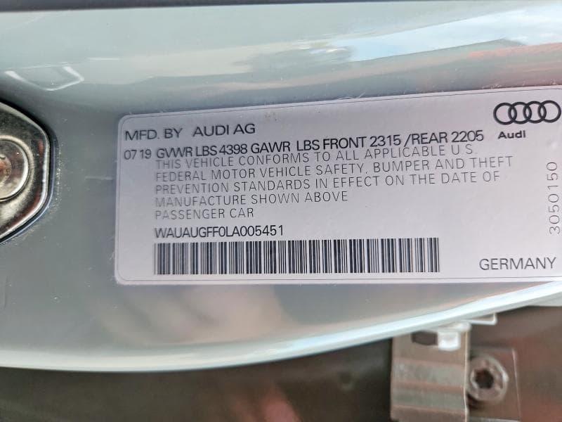 2020 AUDI A3 PREMIUM 13