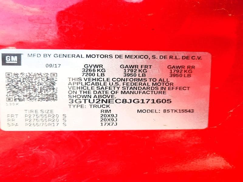 2018 GMC SIERRA K1500 SLT 12