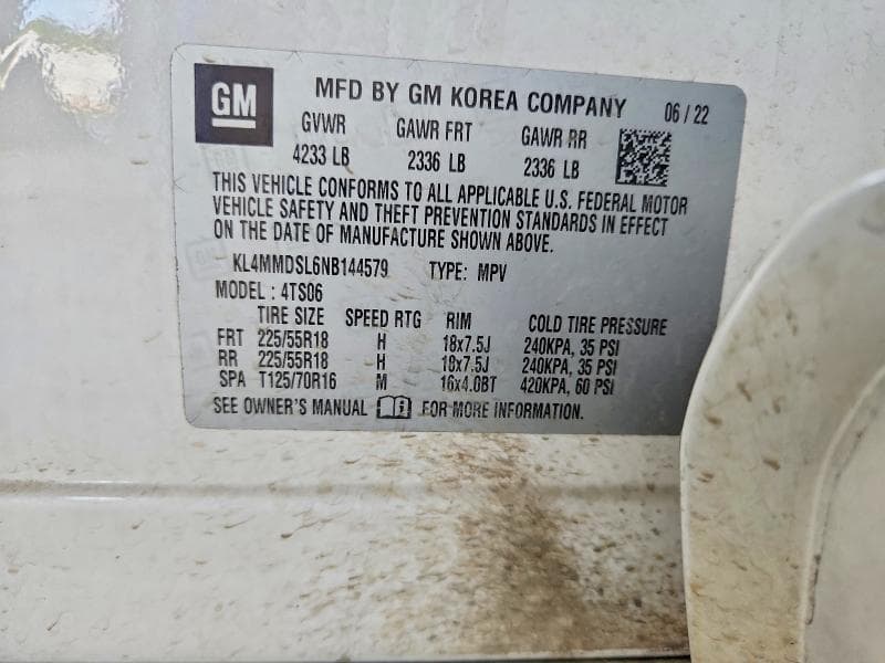 2022 BUICK ENCORE GX SELECT 12