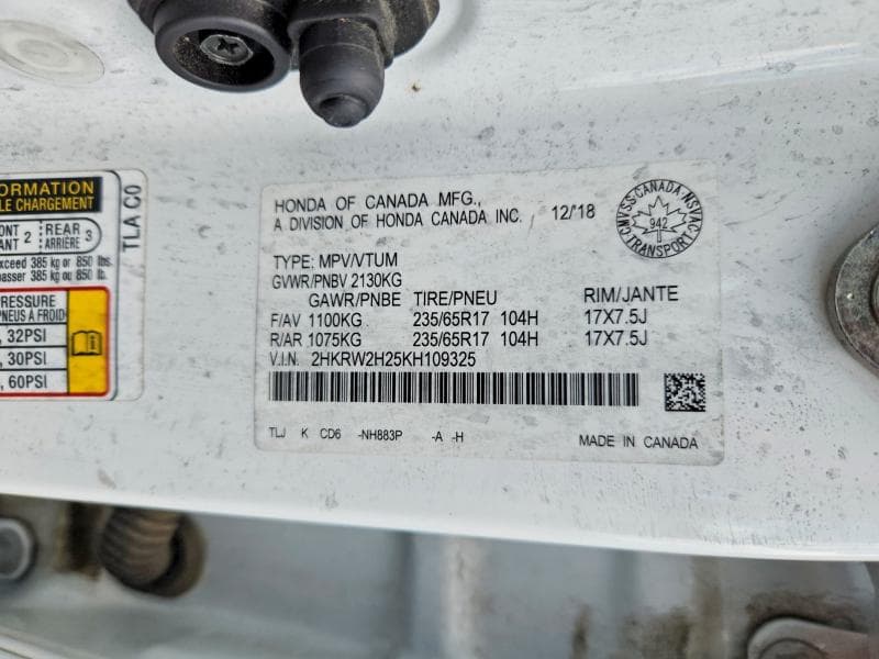 2019 HONDA CR-V LX 13